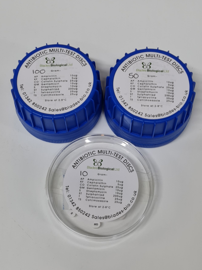 Antibiotic Multi-Test Discs Gram-Negative